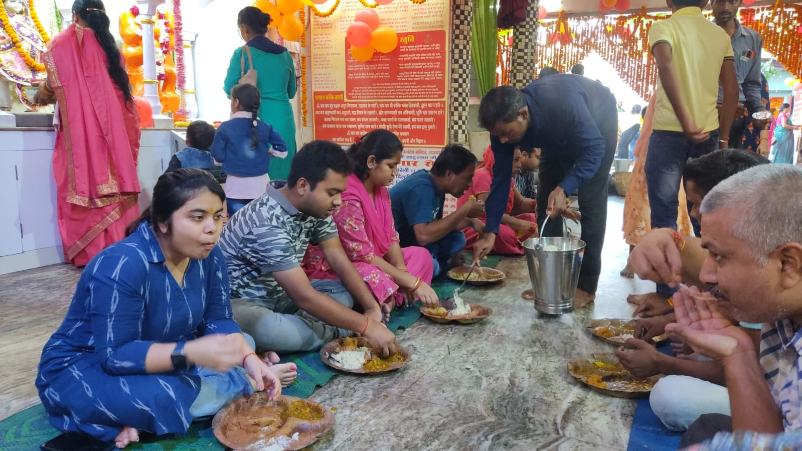 श्री शिरडी साई खाटू श्याम मंदिर में विजयदशमी पर हुआ विशाल भण्डारा