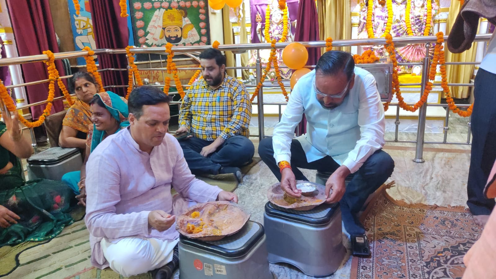 श्री शिरडी साई खाटू श्याम मंदिर में विजयदशमी पर हुआ विशाल भण्डारा