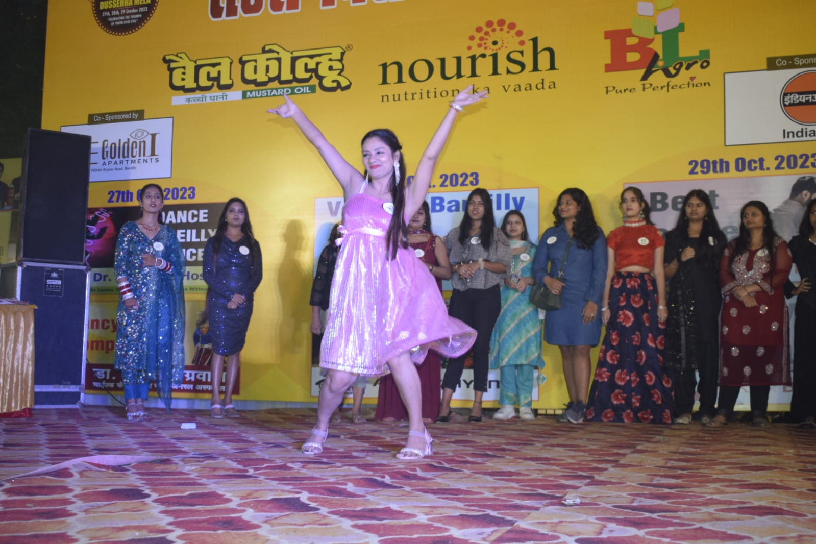 मेला क़्वीन बनी सोनम वर्मा , मेघनाथ कुंभकरण और रावण का हुआ दहन