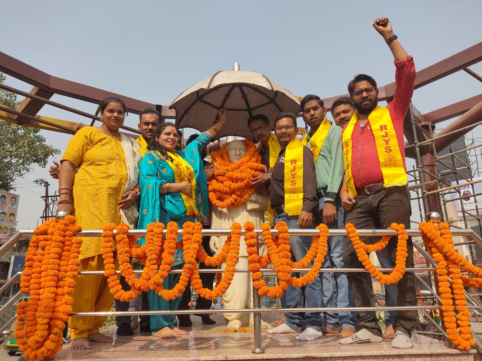 राष्ट्र जागरण युवा संगठन ने सरदार वल्लभ भाई पटेल की मनाई जयंती