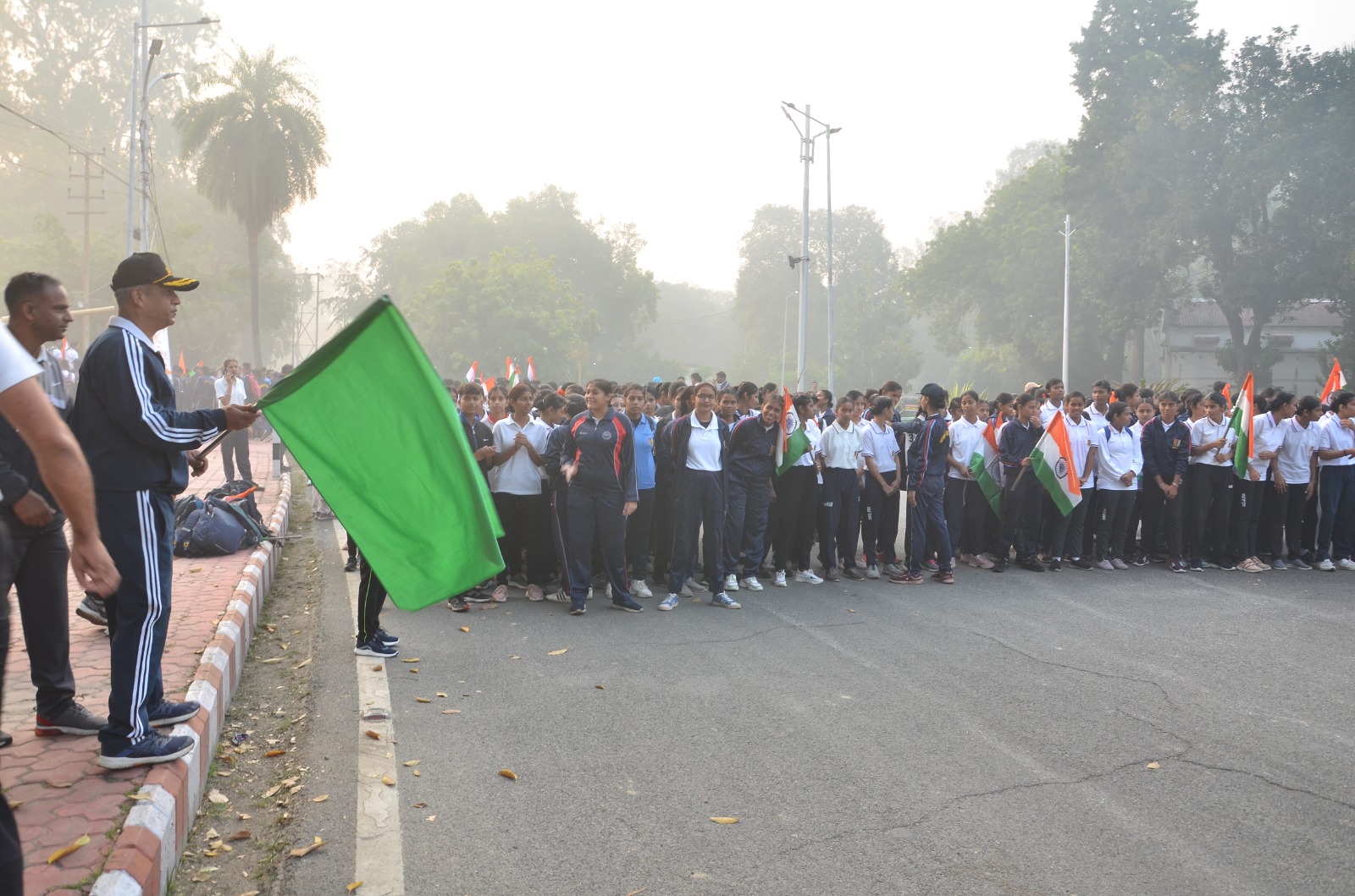 राष्ट्रीय एकता दिवस पर एनसीसी द्वारा रन फॉर यूनिटी