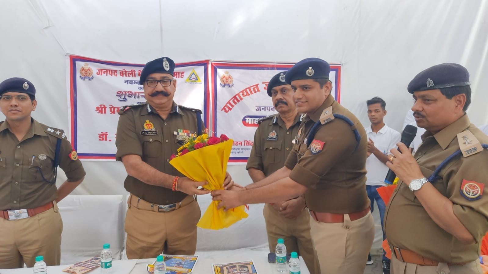 यातायात माह की रैली को झंडी दिखाकर एडीजी ने किया रवाना , यातयात माह की आज से शुरुआत