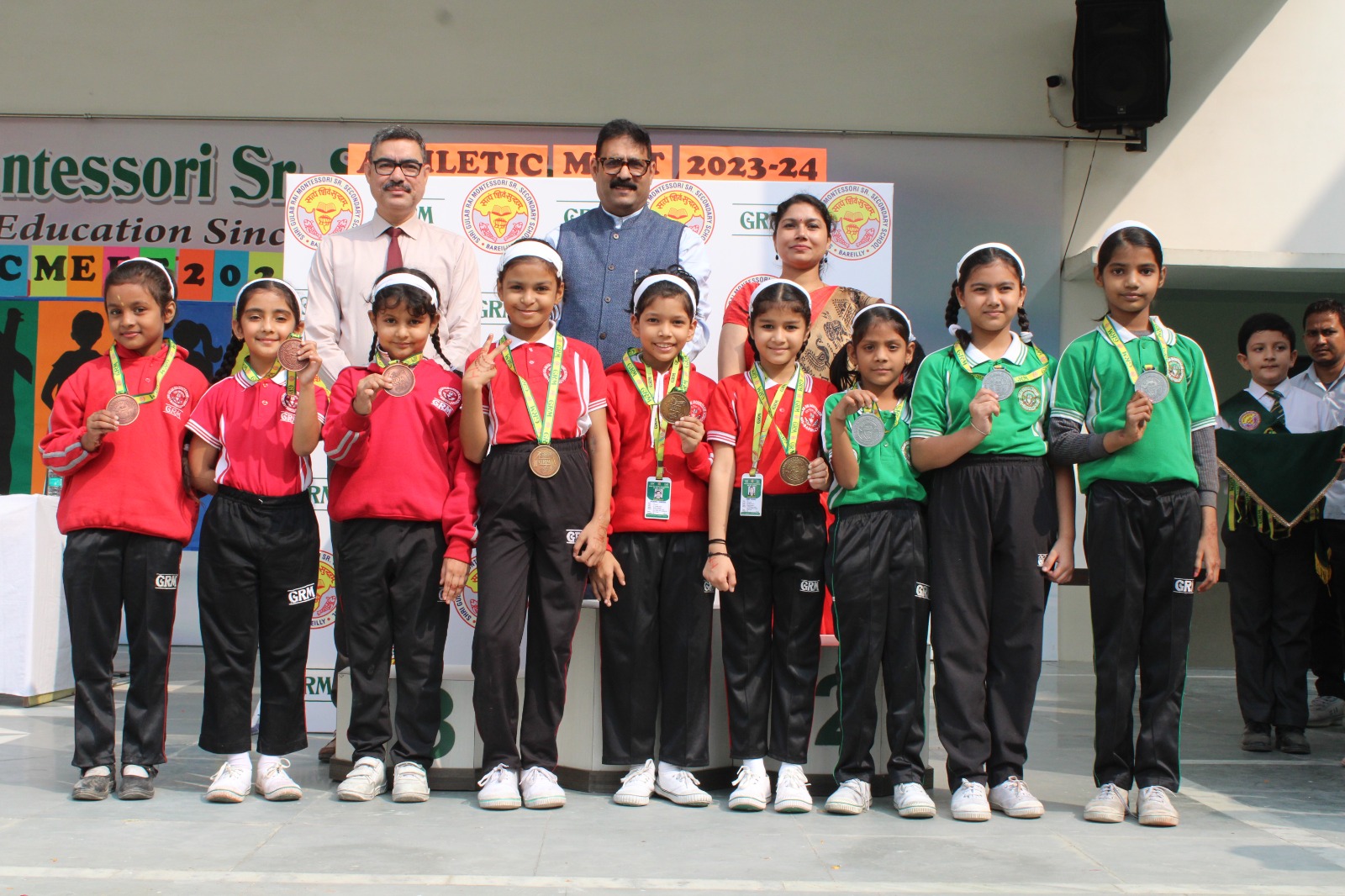 जीआरएम स्कूल जूनियर विगं में वार्षिक एथलेटिक मीट आयोजित