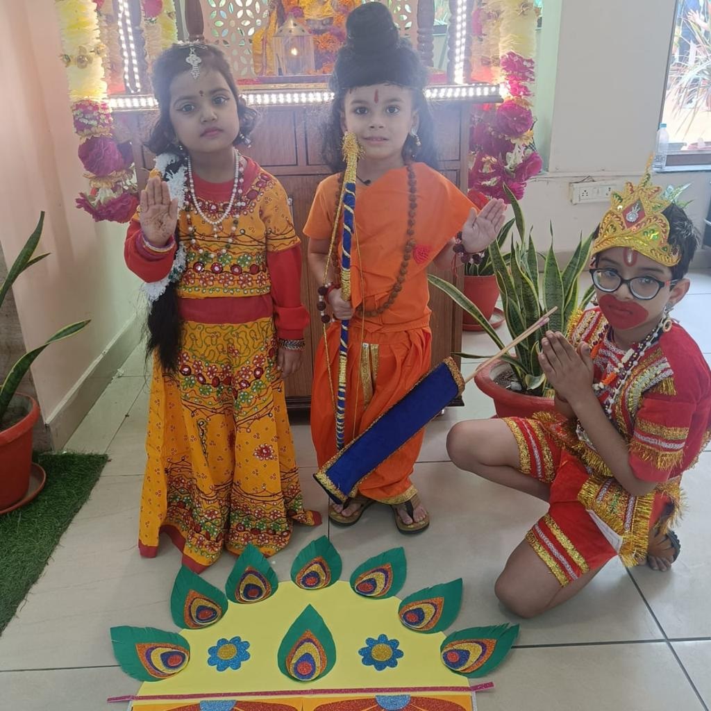 एसकेडी एकेडमी में धूमधाम से मनाया गया दीपोत्सव पर्व  