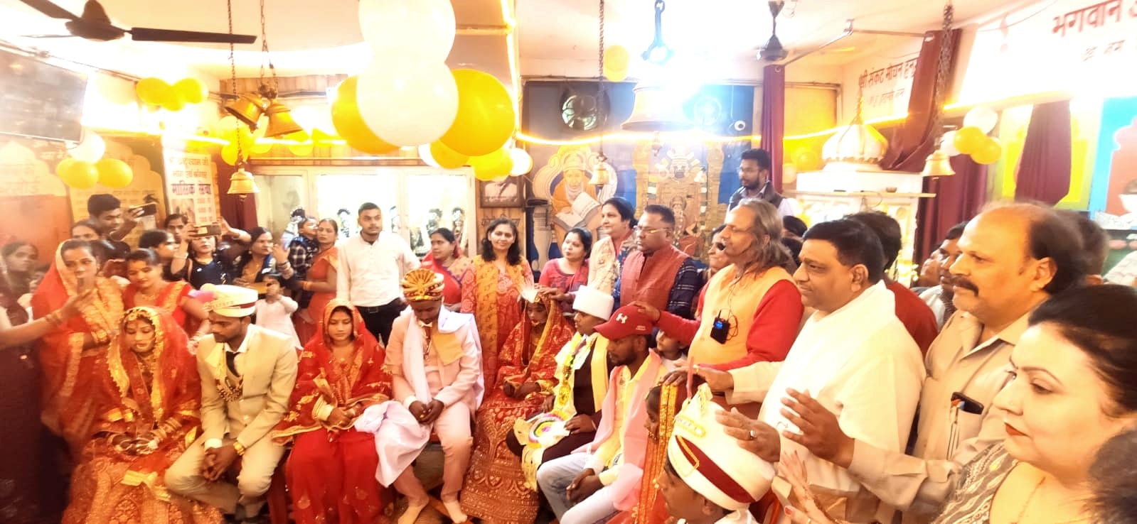 बाबा श्याम के प्रथम बार्षिक उत्सव पर 7 कन्याओ का हुआ सामूहिक विवाह