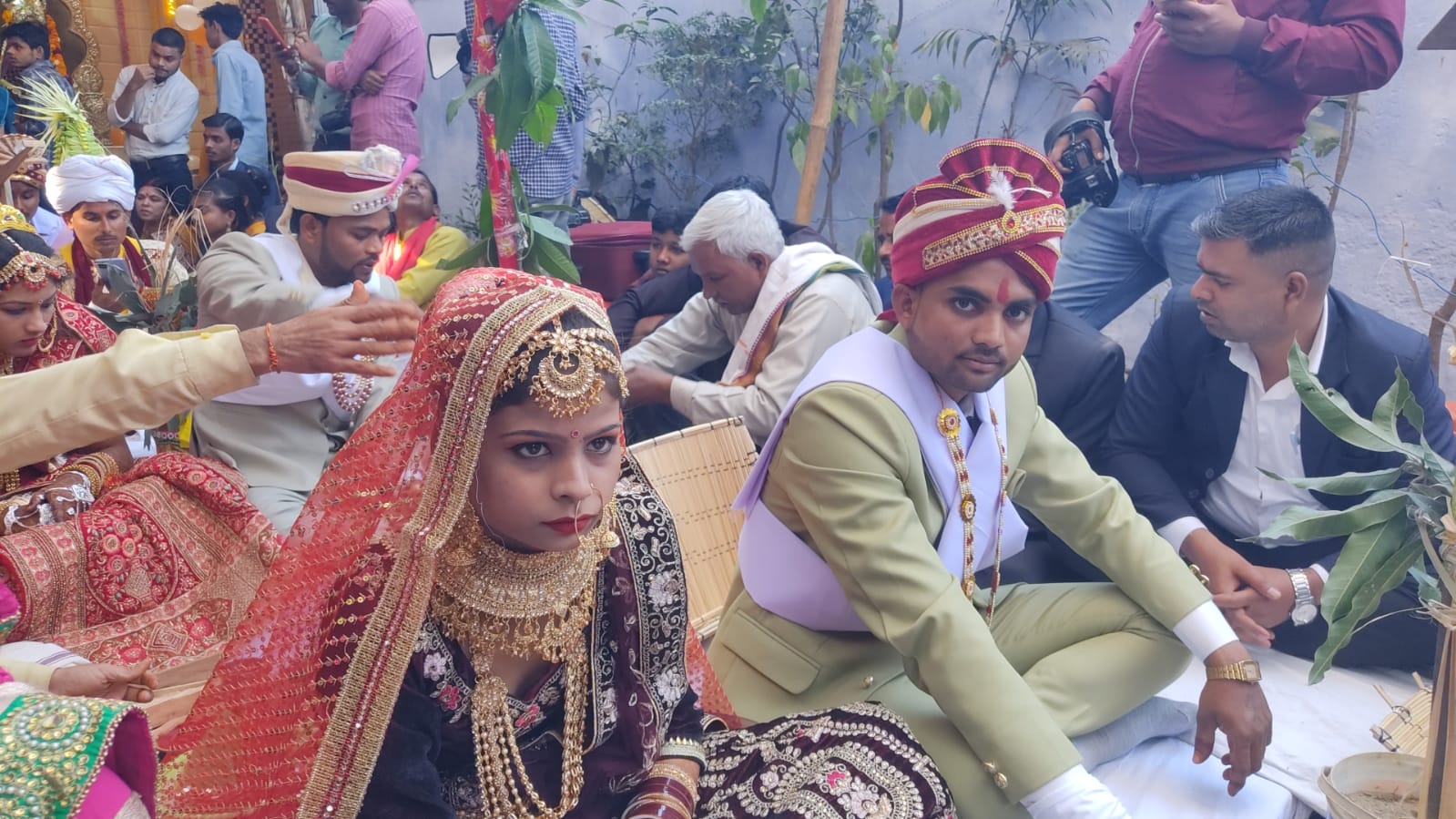 बाबा श्याम के प्रथम बार्षिक उत्सव पर 7 कन्याओ का हुआ सामूहिक विवाह