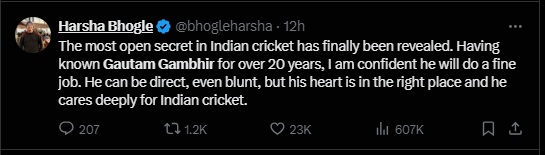 टीम इंडिया के मुख्य कोच बने गौतम गंभीर, सोशल मीडिया पर लगा बधाइयों का तांता