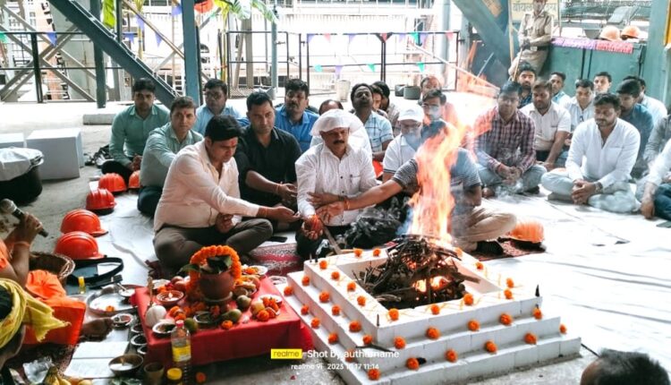 धामपुर बायो ऑर्गेनिक लिमिटेड में हुआ बॉयलर पूजन का आयोजन