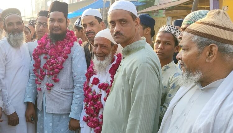 पाक सफर उमराह के लिए जा रहें जायरीनो के जत्थे को किया विदा