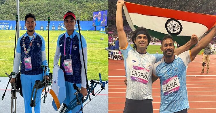 एशियन गेम्‍स 2023: 11वें दिन भारत को तीरंदाजी-भाला फेंक और रिले रेस में मिले गोल्‍ड मेडल