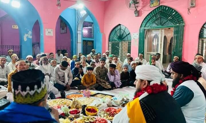 हज़रत शाहजी रफीक उल औलिया (र०अ०) का 14 क़ुल ब मुतबिक चॉंद मनाया गया