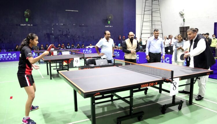 10वीं श्रीराम मूर्ति मैमोरियल एवं तृतीय उ.प्र. राज्य रैंकिंग टेबल टेनिस टूर्नामेंट आरंभ