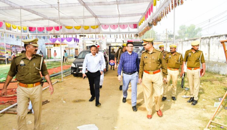 जिलाधिकारी ने पीपलसाना चौधरी के रामलीला मेले में हुई दुर्घटना का किया स्थलीय निरीक्षण