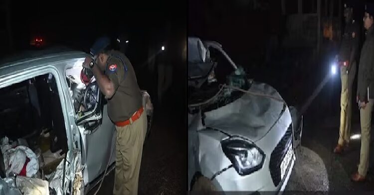 UP News: कानपुर देहात में बेकाबू होकर नाले में गिरी कार, छह लोगों की मौत