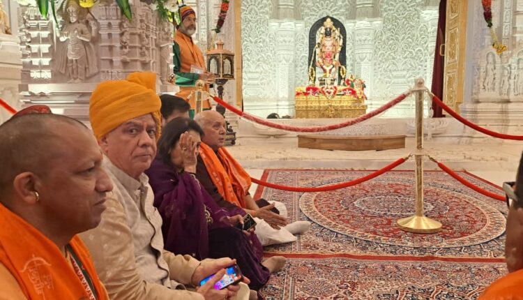 प्रभु श्रीराम की भक्ति में डूबे विधायक, दर्शनों के लिए सीएम योगी का जताया आभार